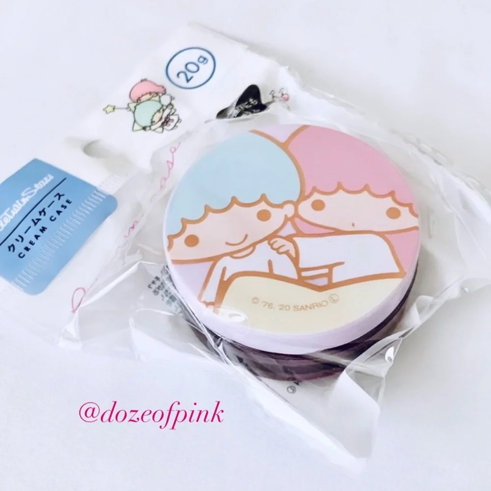 Little twin stars kiki & lala cream / pill case